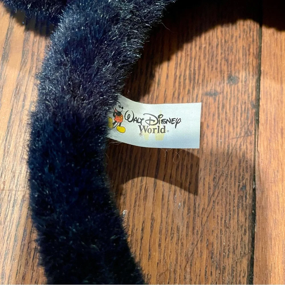 Walt Disney World Girls Red Polka Dot Minnie Mouse Ears Faux Fur Headband One Sz